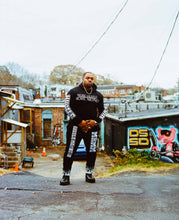 Load image into Gallery viewer, (PRE ORDER 6 WEEKS) Black Flame Tracksuit