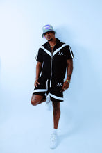 Load image into Gallery viewer, (PRE ORDER 6 WEEKS) Black and white Tracksuit