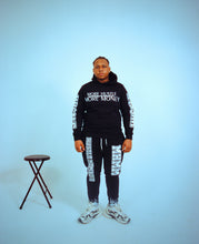 Load image into Gallery viewer, (PRE ORDER 6 WEEKS) Black Flame Tracksuit