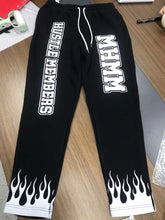 Load image into Gallery viewer, (Pre Order 6 weeks) Black Flame Tracksuit