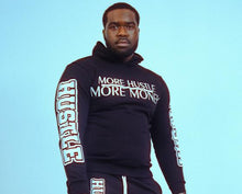 Load image into Gallery viewer, Black Flame Hoodie
