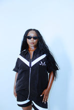 Load image into Gallery viewer, (PRE ORDER 6 WEEKS) Black and white Tracksuit
